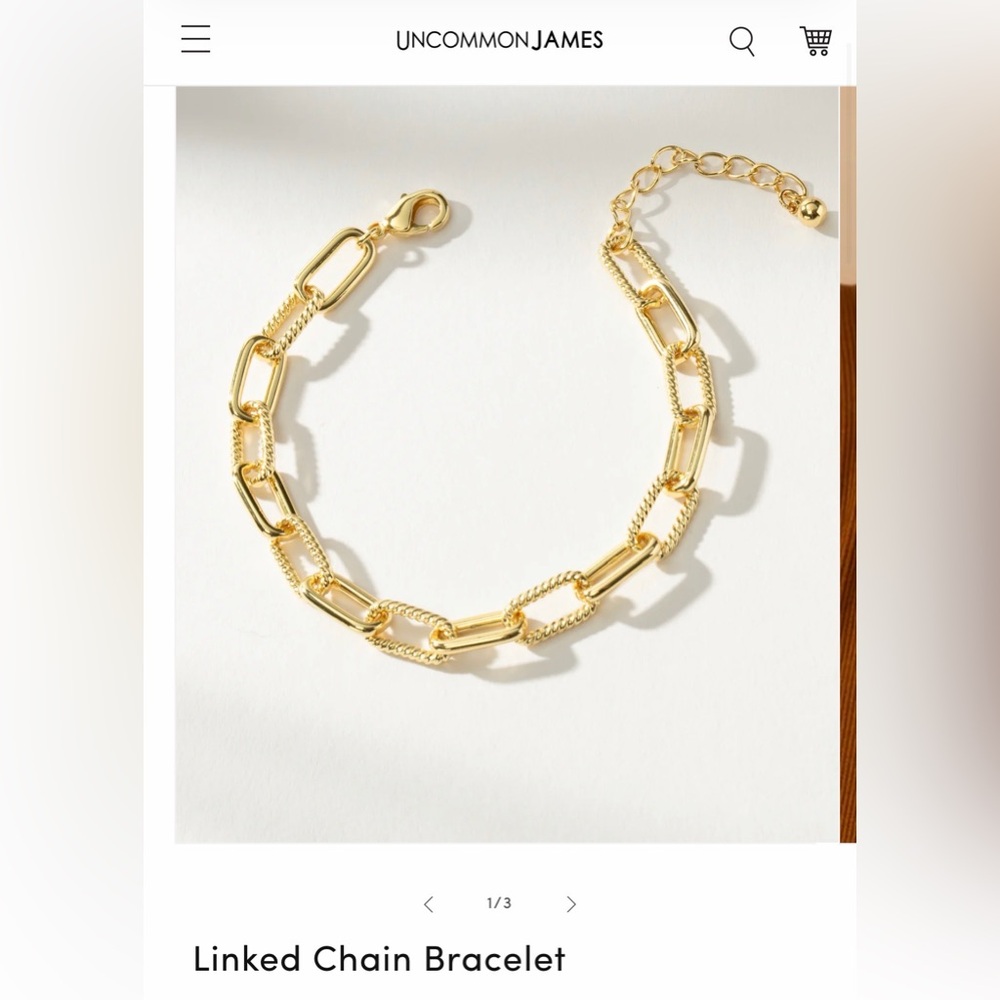 Uncommon James Linked Chain Bracelet
